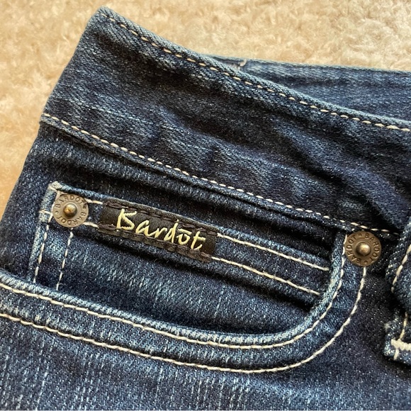 Bardot | High End Blue Dark Wash Skinny Jeans - Womenโs AU 8 โ US 0 / 2 - Picture 2 of 9
